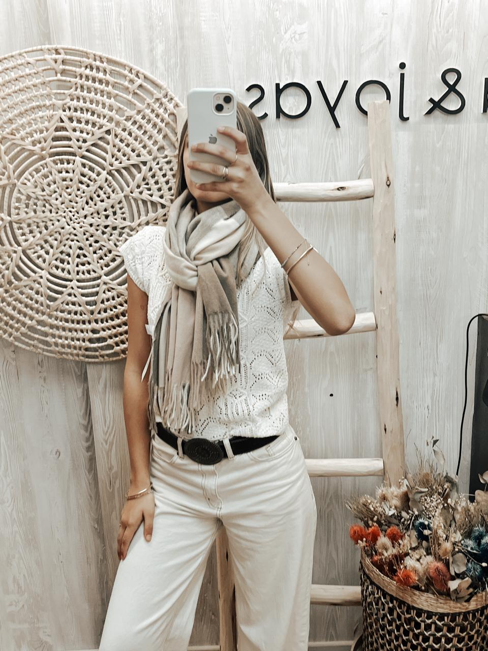 Pashmina Luxury - Escocesa natural