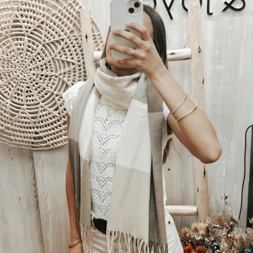 Pashmina Luxury - Escocesa natural