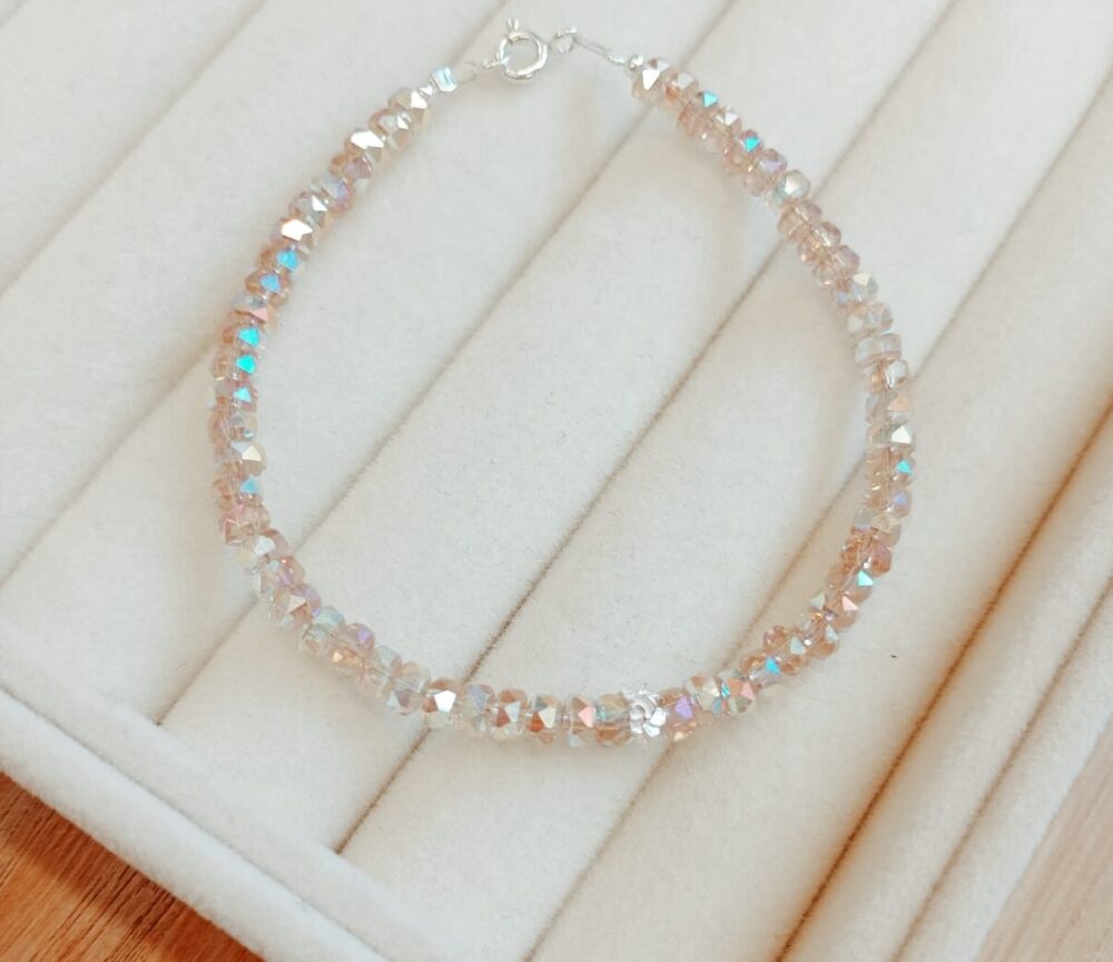 Pulsera Plata 925 y Cristal - Emma
