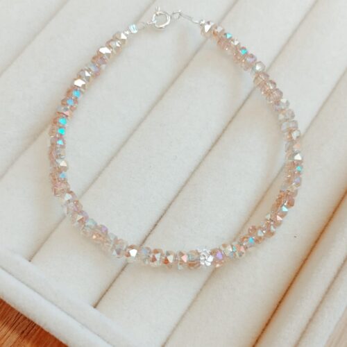 Pulsera Plata 925 y Cristal - Emma
