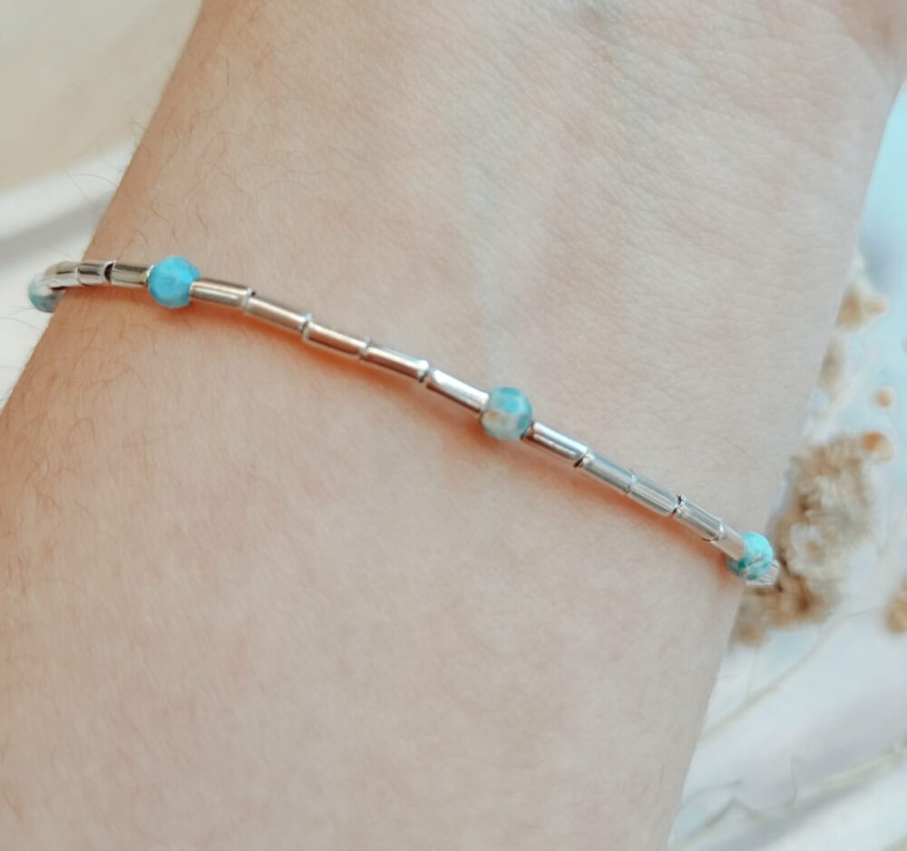 Pulsera de hilo y Plata 925 - Livia