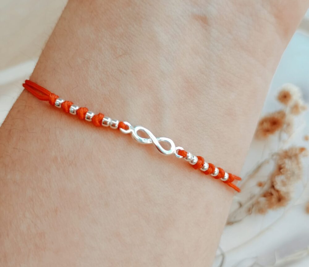Pulsera hilo y Plata 925 - Infinito