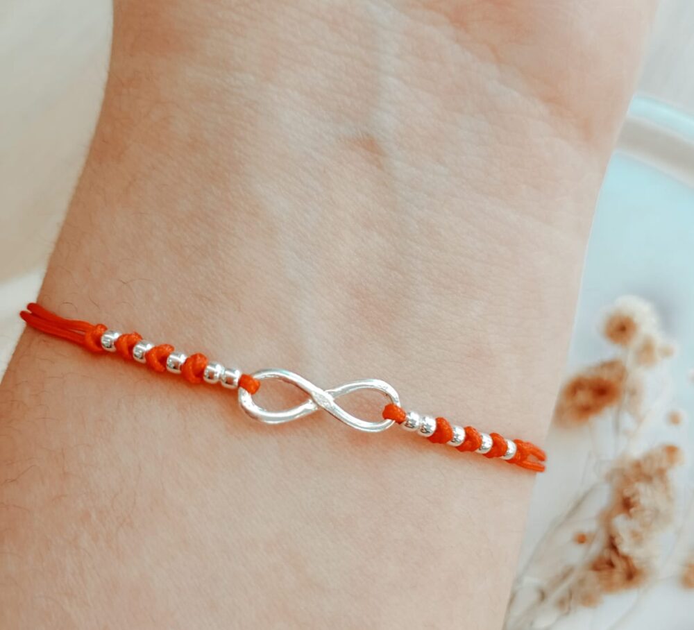 Pulsera hilo y Plata 925 - Infinito