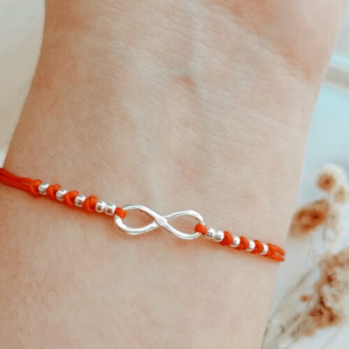 Pulsera hilo y Plata 925 - Infinito